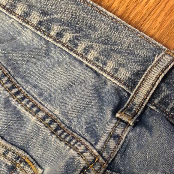 Old Navy Blue and White Light Wash Famous Jeans Bootcut Size 31 / 30 - Picture 9 of 9